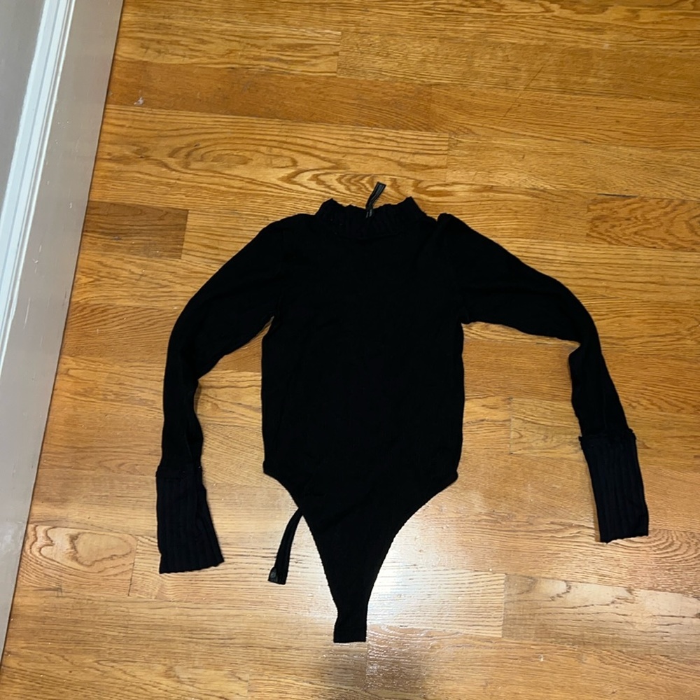 Urban Outfitters Black Mock neck bodysuit